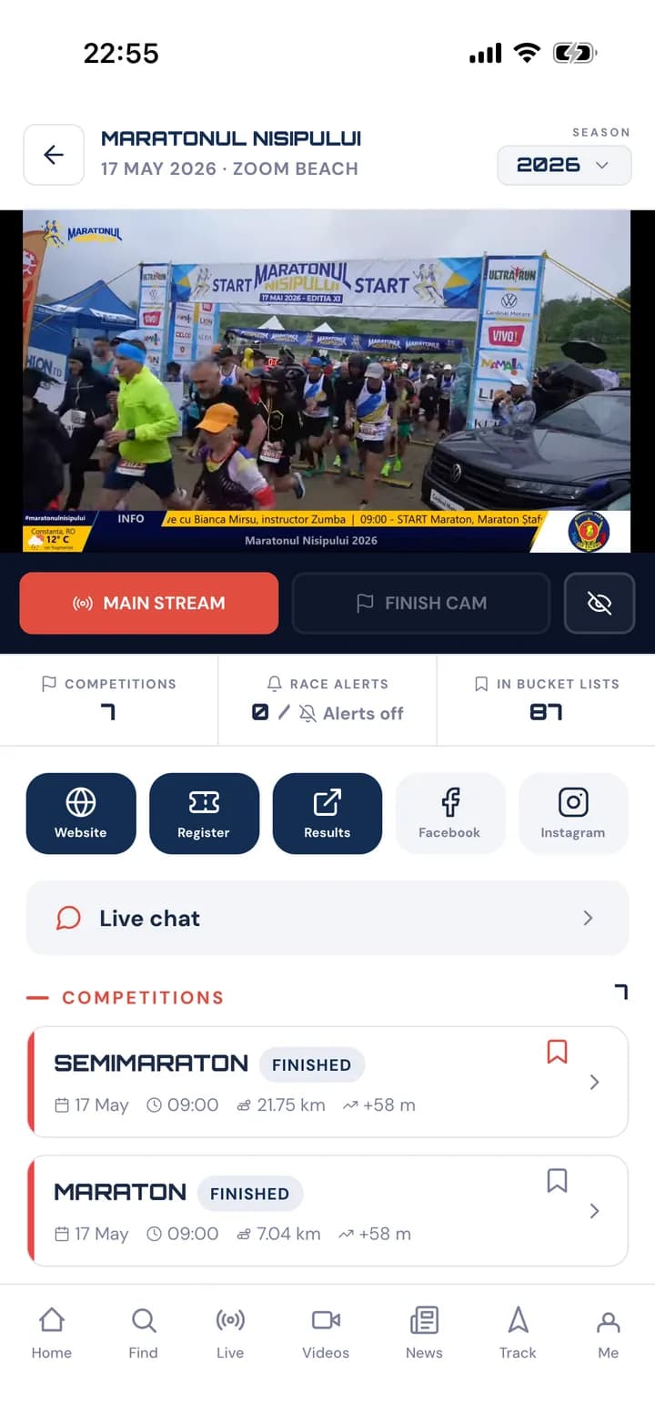 Watch every race live from anywhere